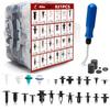 Aikurashi Rivets Automotive Fender Bumper Clip, Push Rivets, 821 Pieces, 24 Types, Universal, Nylon,