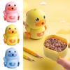 Anti Sticking Lead Pencil Sharpener Duck Shaped Hand-cranked Mechanical Tool  Students