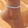 Bohemian Rhinestone Chain Anklet Bracelet Wholesale For Women Fashion Tennis Bracelet Anklet Leg Jewelry Accessories