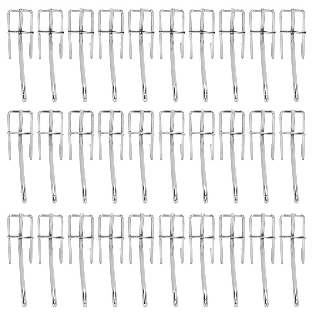 30 шт. Крючок для полки из железной сетки для супермаркета, крючок для полки для ювелирных изделий, толщина 3,5 мм, 15 см / 5,9 дюйма