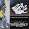 SJN882-1 Women's 2024 Spring Trendy Thick-Soled Breathable Casual White Shoes