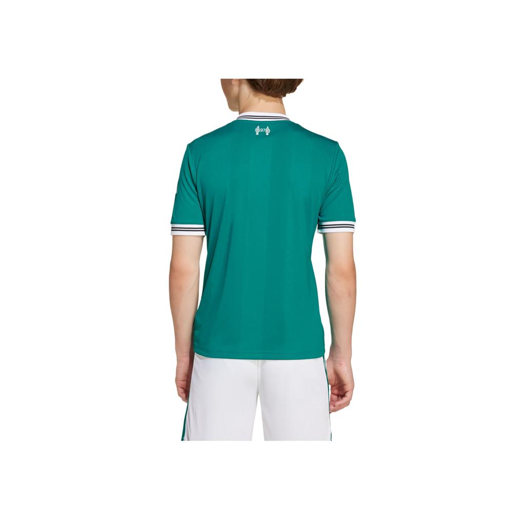 adidas Оригинальная третья футболка Liverpool FC Aeroready 25/26 с логотипом, с коротким рукавом, пуловер, детские топы JV6468