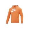 Nike Sweatshirts Men's Orange Hooded Thickened Regular (Unisex) Sweatshirts BV2974 808