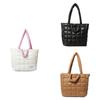 Modern Street Style Diamond Grid Cotton Jacket Tote Bag Women's 2023 Winter New Popular All-match Underarm Shoulder Bag