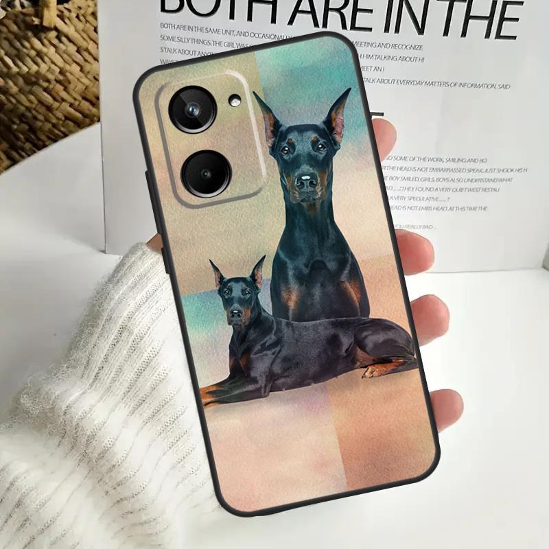 Чехол для телефона Doberman Dog для Realme GT Neo 5 GT5 9 10 11 12 Pro Plus C30 C31 C33 C35 C25s C21Y C51 C55 C67 C53
