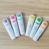 6-Color Large Capacity Fluorescent Glitter Pens with Oblique Tips for Journaling and DIY Projects