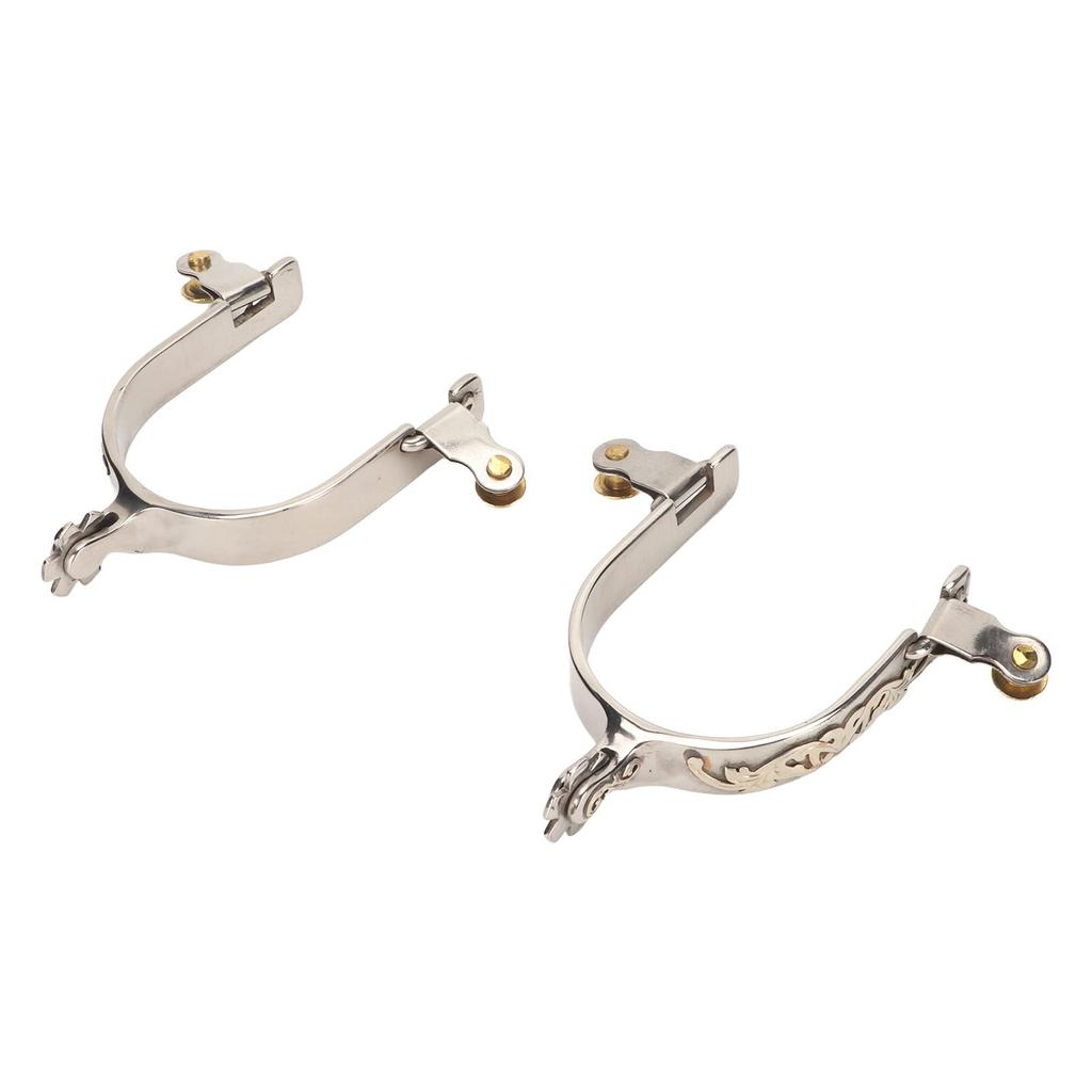 EVTSCan 1 пара сапог для верховой езды из нержавеющей стали в стиле вестерн, ковбойские сапоги для мужчин и женщин, декоративные, с вращающейся шестерней для верховой езды, шпоры, шпоры, шпоры,