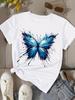 (Asian Size) Print Lovely Feather Style Cute Fashion Female Tee Top Women Clothing T Shirt Woman Short Sleeve Graphic T-shirts