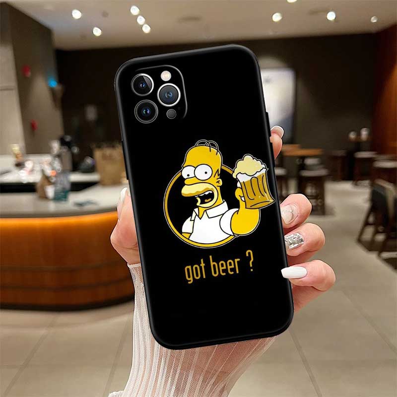 UP45 S-Simpsons New High-End Shell Phone Case for iPhone SE X XS XR 16E 17 11 Pro Max 8 7 6 6s Plus Air