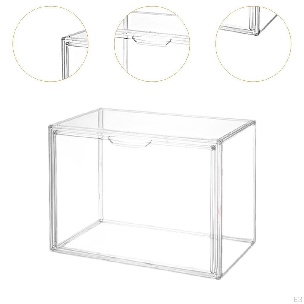 Bag Display Box Handbag Organizer Dustproof Multifunction Show Case Sturdy Storage Bin Transparent