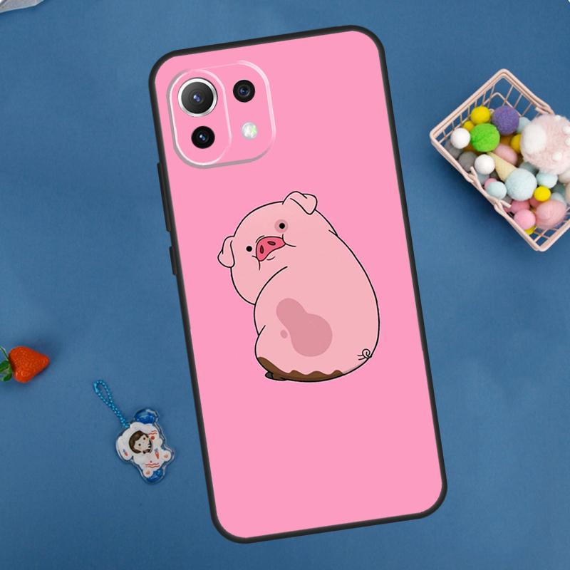 Cartoon Pig Case For Xiaomi 14 13 15 Ultra 11T 12T 13T 14T Pro POCO X7 Pro X3 X5 F5 F6 M6 X6 Pro Cover