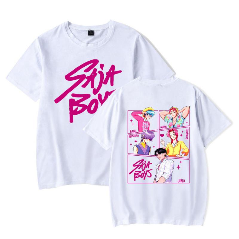 Серия «Охотник на демонов» Футболка женская летняя свободная удобная модная мягкая дышащая с принтом букв