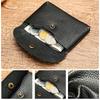 New Retro Leather Mini Minimalist Storage Card Bag Mens Top Cowhide Pocket Money ID Cards Credit Card Holder Slim Wallet