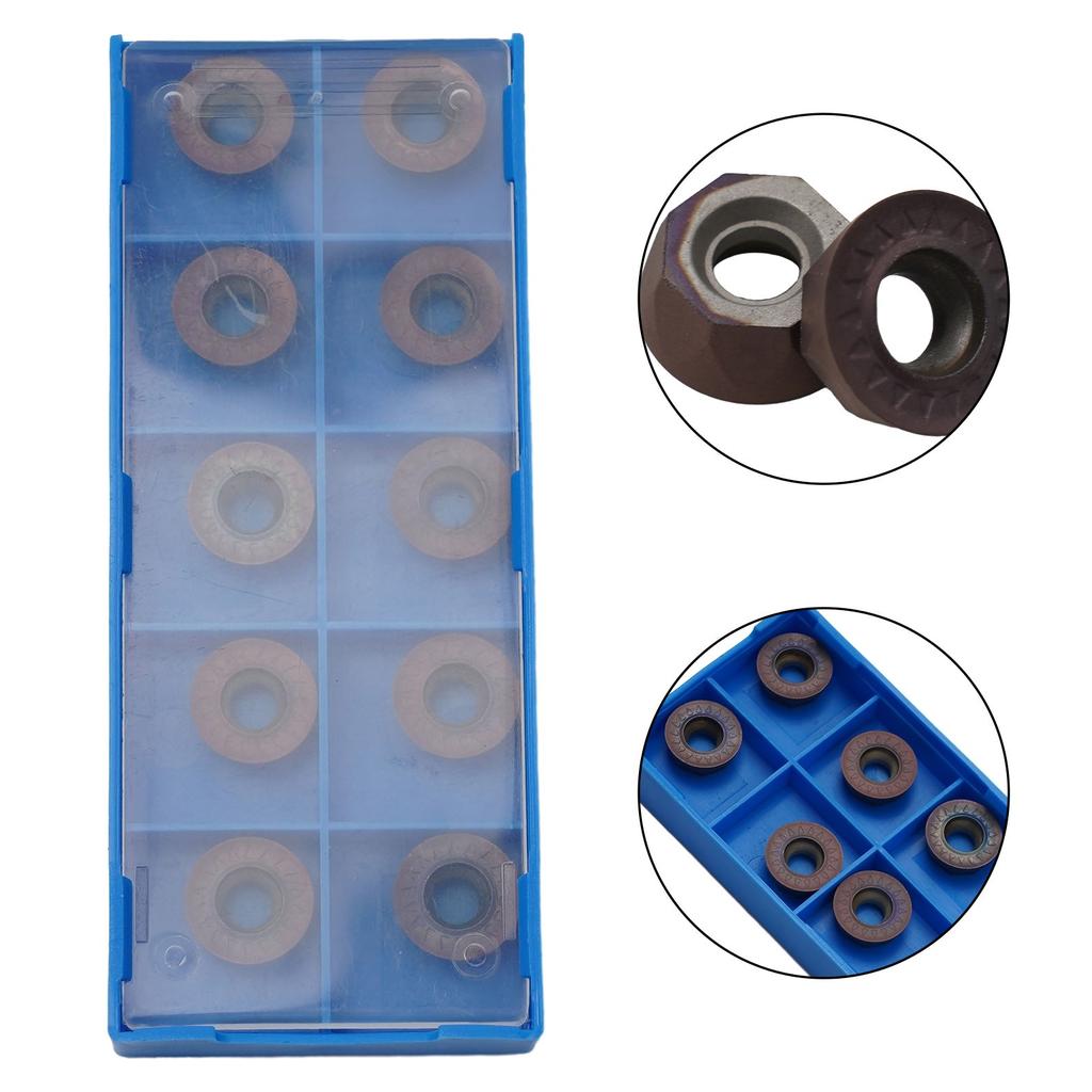 10 шт. Токарный инструмент RPMT1204 VP15TF Внутренняя круглая твердосплавная пластина RPMT 1204 CNC