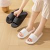 Унисекс Простые Однотонные Полосатые Домашние Тапочки Женские Удобные EVA Плоские Нескользящие Тапочки для Ванной Комнаты Сверхлегкие Дорожные Гостиничные Тапочки
