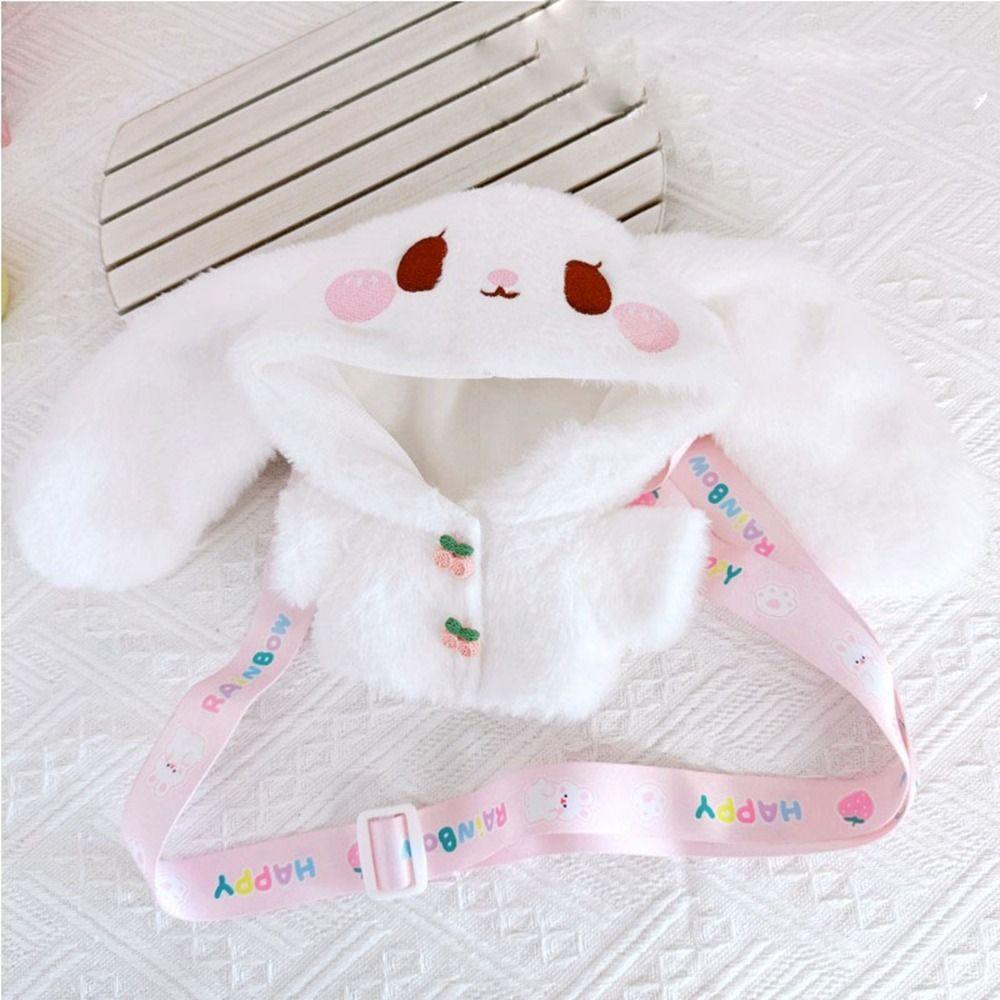 Мини-кукольная одежда, обувь, комбинезоны с милым медведем, сумки, новые пушистые толстовки с капюшоном, 20 см, хлопковые набивные куклы