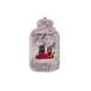 Cats In Istanbul Gray Plush Hot Water Bag
