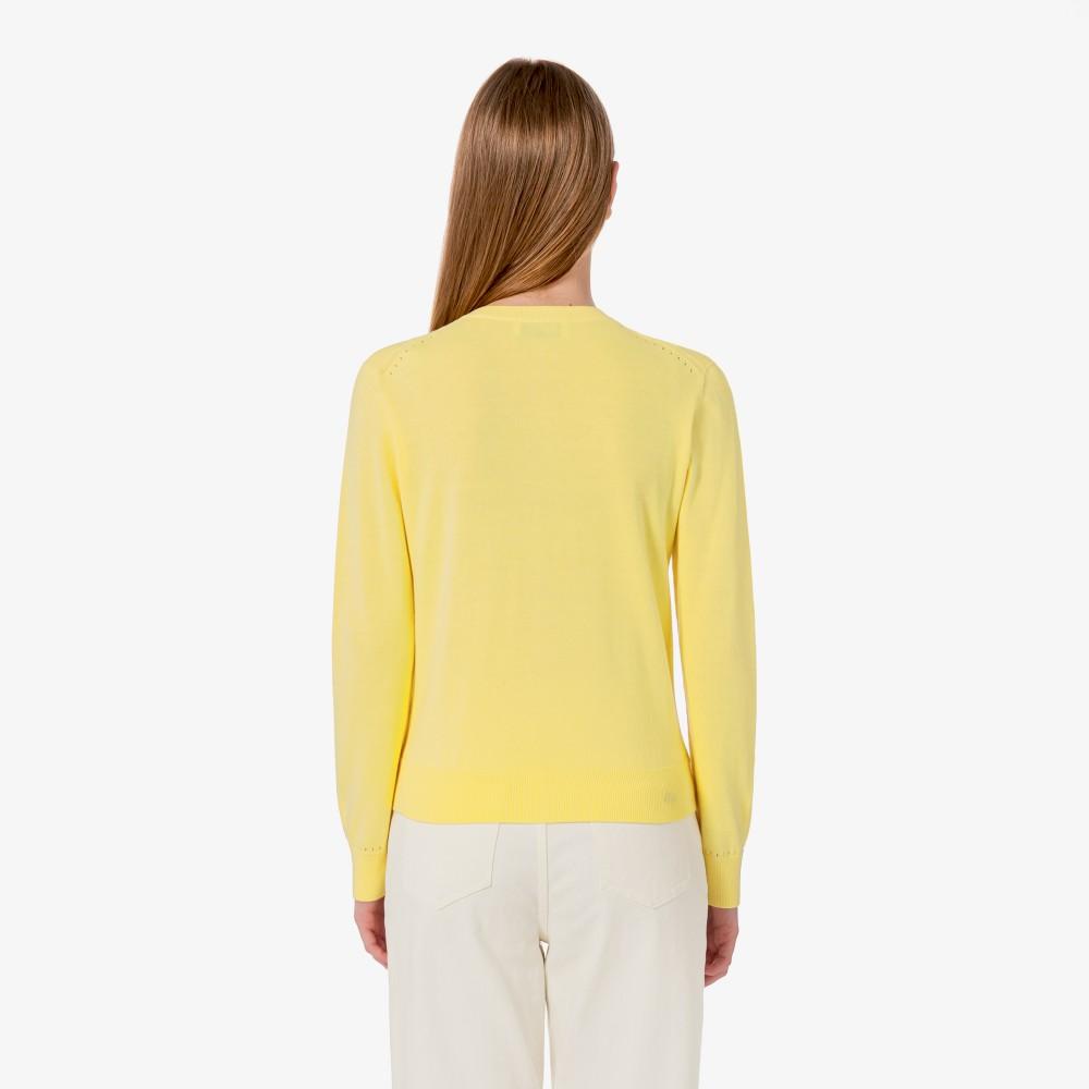 [lacoste] Women's Light Cotton Crewneck Cardigan AF5023-56G107