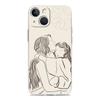 Чехол для телефона для iPhone 15 14 13 12 Mini 11 Pro Max XS X XR 7 8 Plus Прозрачный Ударопрочный Силиконовый ТПУ Чехол Девочка Мама Семья