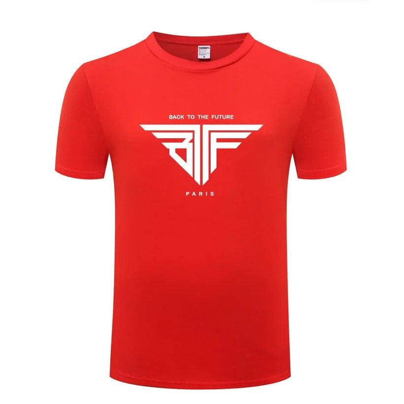 Back To The Future BTTF T Shirts Unisex Short Sleeve O Neck Cotton Unisex T-Shirt Cool Fashion Funny Streetwear Top Tee Big Size
