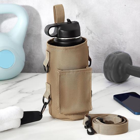 Магнитная сумка для бутылок в спортзале, держатель для бутылок с водой, сумка-переноска с карманом для телефона, пряжкой для полотенца, органайзер для спортивных принадлежностей для мужчин и женщин