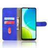 Для vivo Y04 4G Кожаный чехол с эффектом кожи Противоударный Чехол-книжка для телефона с кошельком