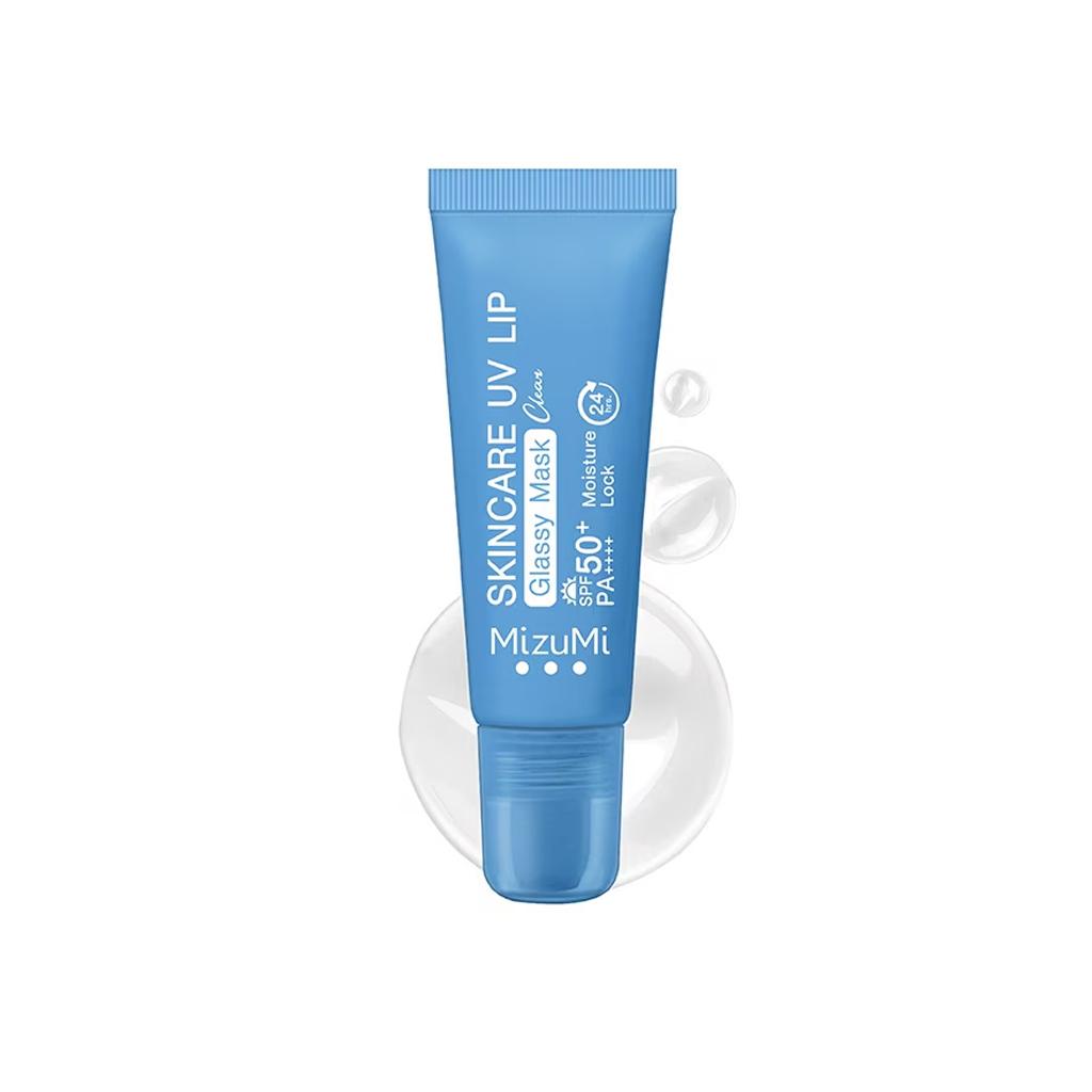 Маска для губ MizuMi Skincare UV Lip Glassy Mask, прозрачная, 8 мл.