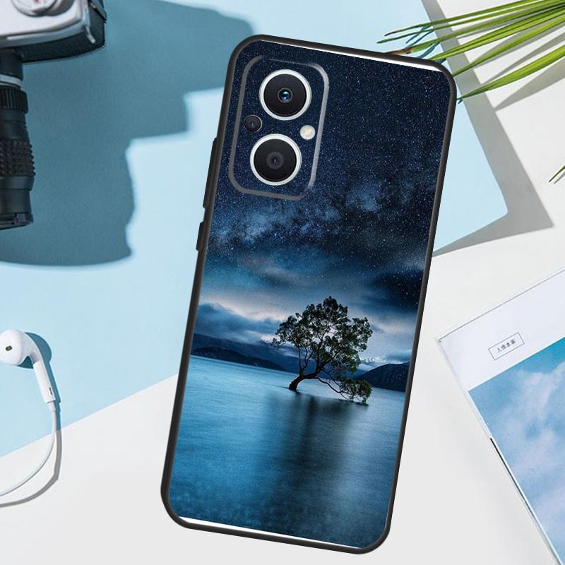 Star Space Moon Night Case For OPPO Reno 13 13F 12 11 F 8T 7 8 10 Pro OPPO Find X8 Pro X6 X3 X5 Lite Cover Funda