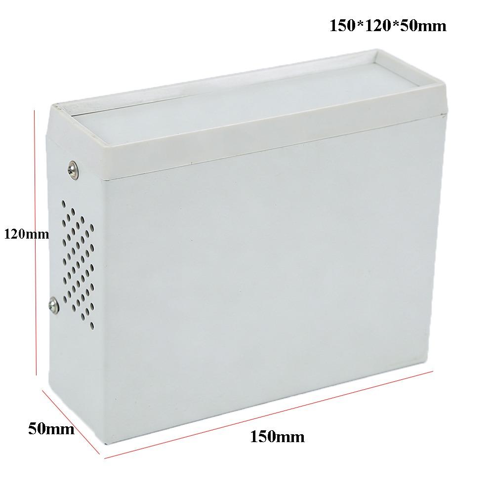 New 150*120*50mm Enclosure Project Case Plastic&Iron Grey Electronics Enclosure Box DIY Junction Box