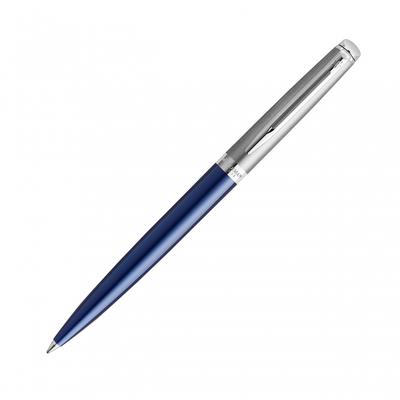Шариковая ручка Waterman Metropolitan Essential Satin Blue CT Fine Point с масляным пером в подарочной коробке, оригинальный импортный продукт 2146622Z