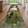 3D ковер с динозаврами Юрского периода, Преисторический T-Rex, Иллюзия, Коврик для пола, Мягкий, Моющийся, Нескользящий, Декор на тему Динозавров для игровой комнаты, Спальни