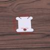 100Pcs Plastic Sewing Winding Plate Board Color Thread String Winder Cross Stitch Embroidery Thread Bobbins Organizer Tool