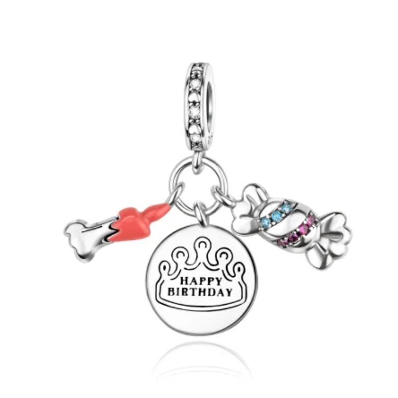 Снова в школу Медные шармы Сумка Наушники Кубик Рубика Часы Игровая консоль Бусина Подвеска Подходит для браслета Ожерелье Ювелирные изделия