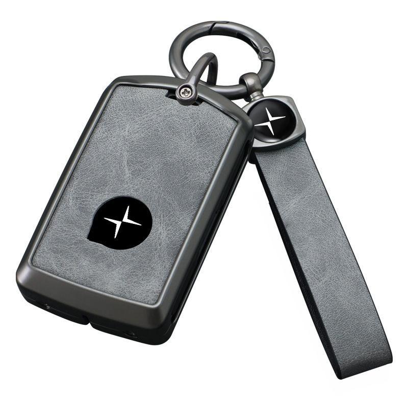 2023-2024 Smart 4 Buttons Business Metal Car Key Protection Cover Car Remote Key Protection Shell Suitable for Polestar1/2