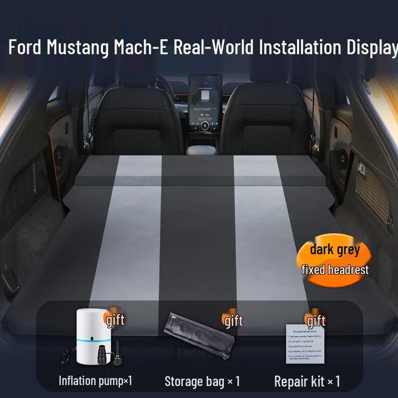 Надувной матрас для автомобиля Ford Mustang: Автоматический надувной матрас для заднего сиденья в багажник