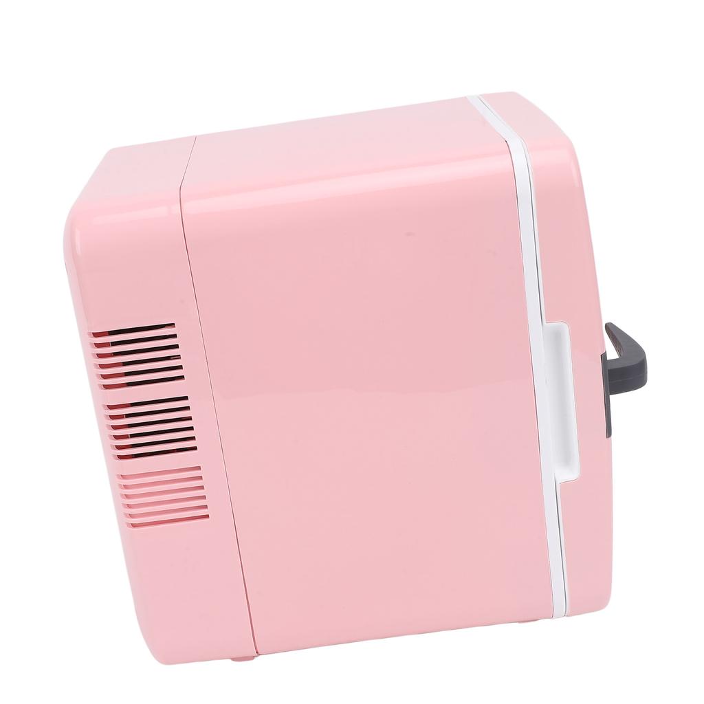 Mini Fridge for Home and Car Use 6L Portable Electric Cooler Warmer Refrigerator with Handle for