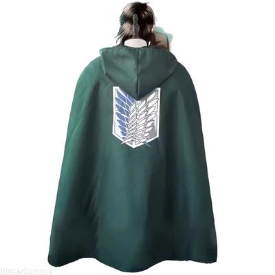 Аниме Плащ Shingeki No Kyojin Scouting Legion Плащ Cos Зеленый Плащ Мужская Одежда Косплей Костюм Женщины Атака