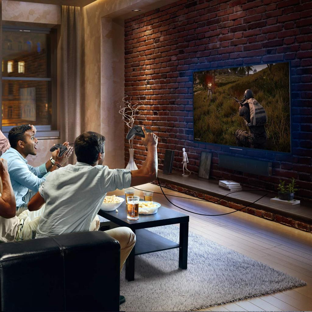 Uberwith Wired PC Game Controller, Joystick Gamepad Controller for PC Game Controller, Steam, PS3, Windows 1087, PC, Laptop, TV Box, Android Phones