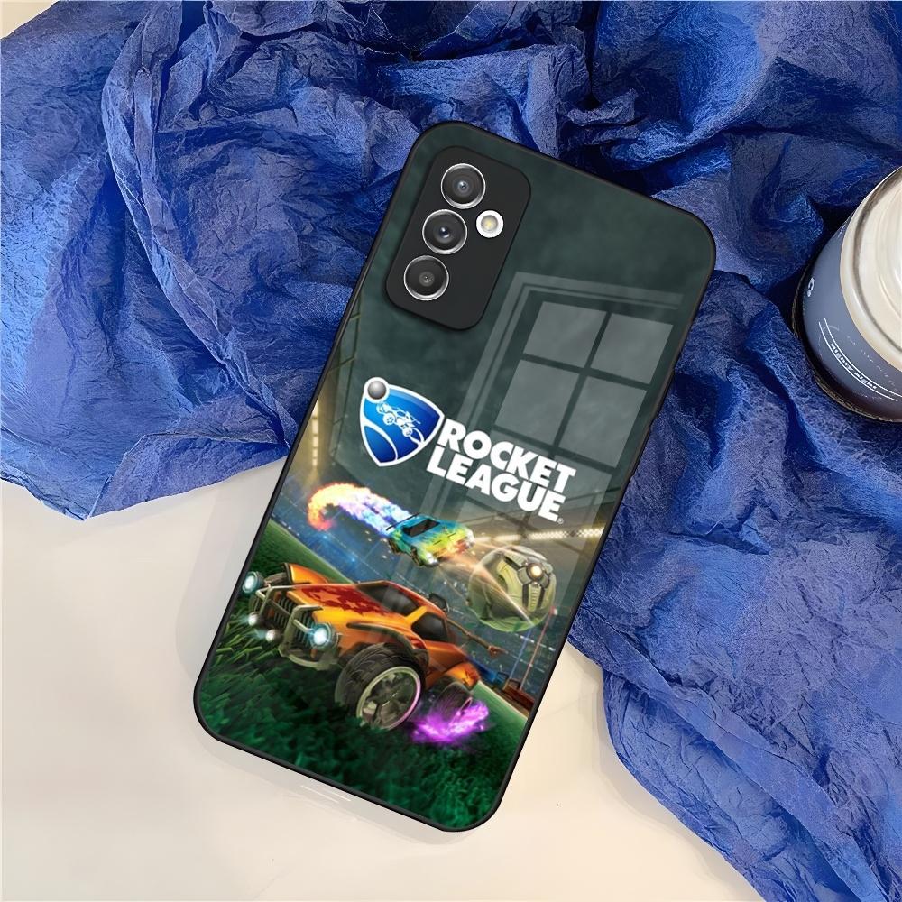 Чехол для телефона Rocket League для Samsung Galaxy S25 S24 S30 S21 S23 S20 S22 Fe Note 20 Pro Ultra Plus стеклянная крышка