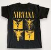 Группа NIRVANA IN UTERO Хлопковая черная унисекс футболка Размеры S-5XL Унисекс футболка