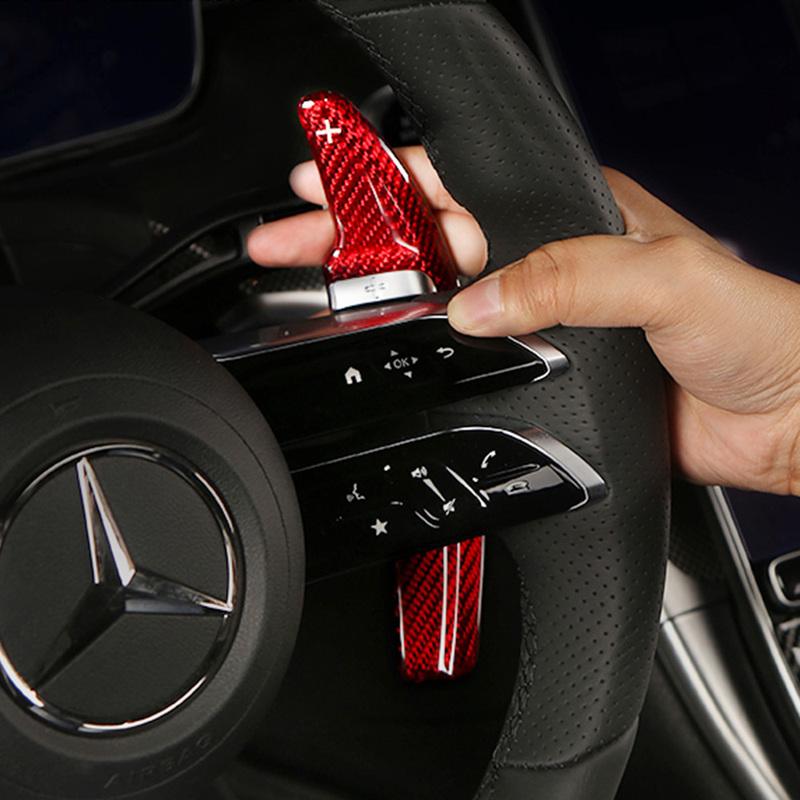 For Mercedes C S Class W206 W177 Facelift AMG Line EQE CLS SL63 E53 E63S Car Steering Wheel Paddle Shifter Extension Accessories