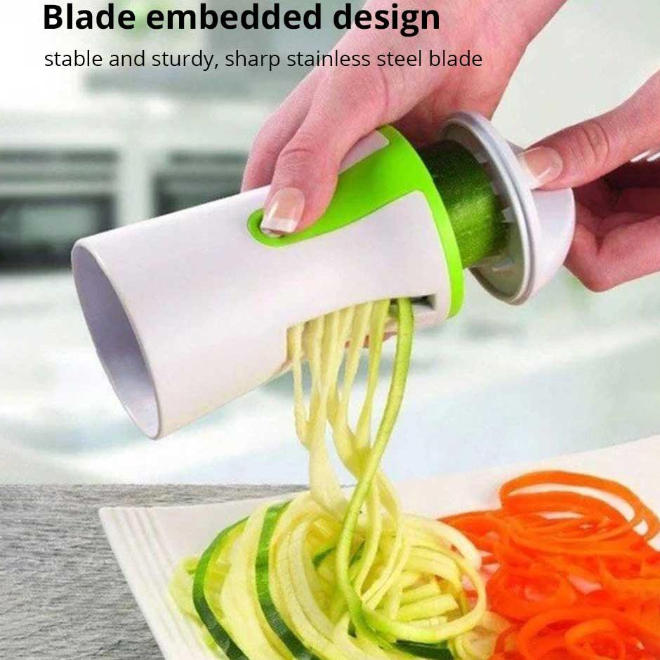 1 шт., сверхмощная спиральная нарезка для овощей, спиральная нарезка для овощей, резак для цуккини, пасты, лапши, спагетти, многофункциональное использование