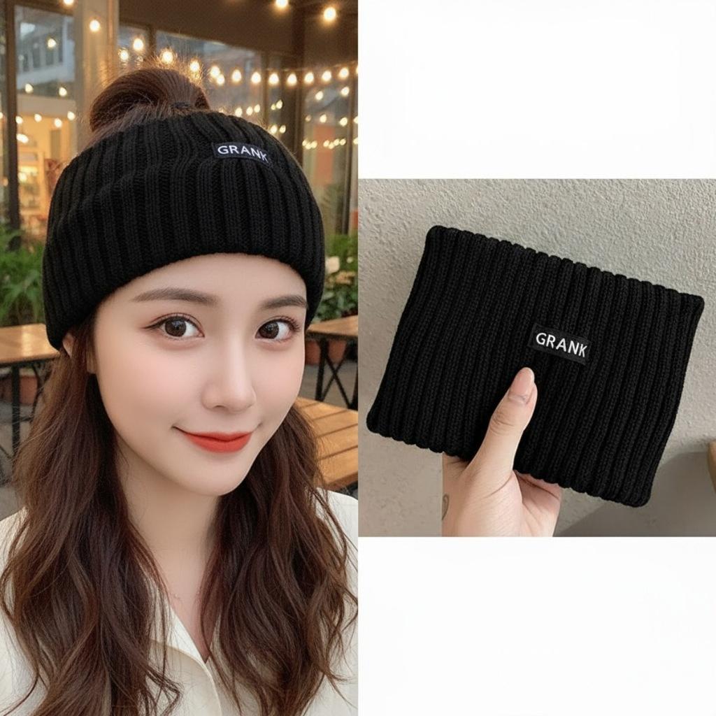 Спортивная повязка на голову, Широкий край, Повязка для умывания лица, Для ношения снаружи, Однотонная, Пуловер, Вязаная повязка на голову