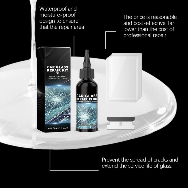 Набор для ремонта автомобильного стекла Автомобильный набор для ремонта сколов на окне Набор для ухода за автомобилем Автомобильный набор для ремонта лобового стекла Автомобильный скол