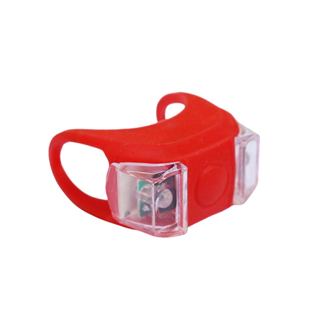 LED Flash Light For Bike, Twin Eye Design Night Riding Signal Light,Batteries Need To Be Installed