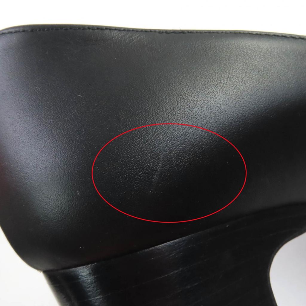 Отличные туфли HERMES черная кожа Женские 37 Б/у