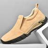 New Men's Outdoor Large-size Casual Leather Shoes Matte Leather Breathable Foot Shoes Non-slip and Wear-resistant Outdoor Shoes