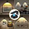 3pcs Battery Picture Lights for Wall ,Painting Light Rechargeable with Remote&Motion Sensor 2in1,Wireless Display Art Light Dimmable