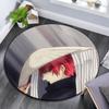 Sasori Akatsuki Robe,Round Area Rug,Carpet Rug for Living Room Bedroom Sofa Playroom Decor,Non-slip Floor Mat