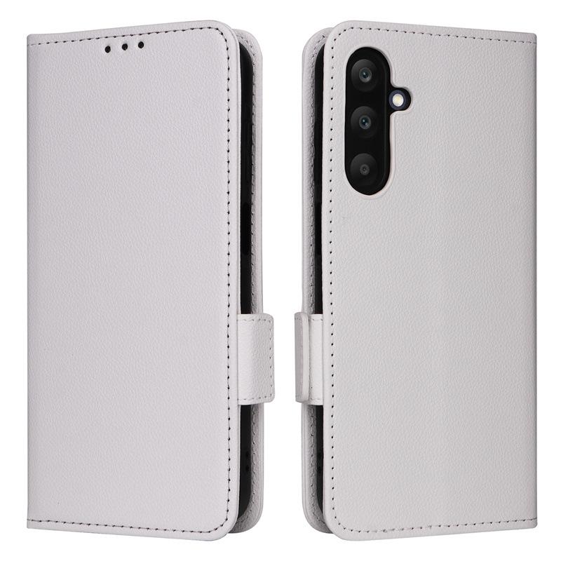 Кожаный чехол для телефона Samsung M55/C55 5G с держателем для карт, подставкой и шнурком